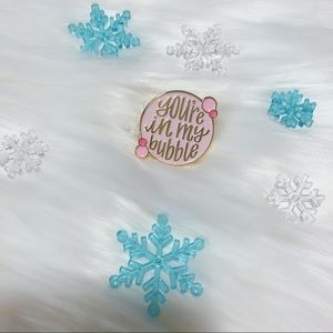 🌷3/$15 Hennel Paper Co You’re in My Bubble Enamel Pin